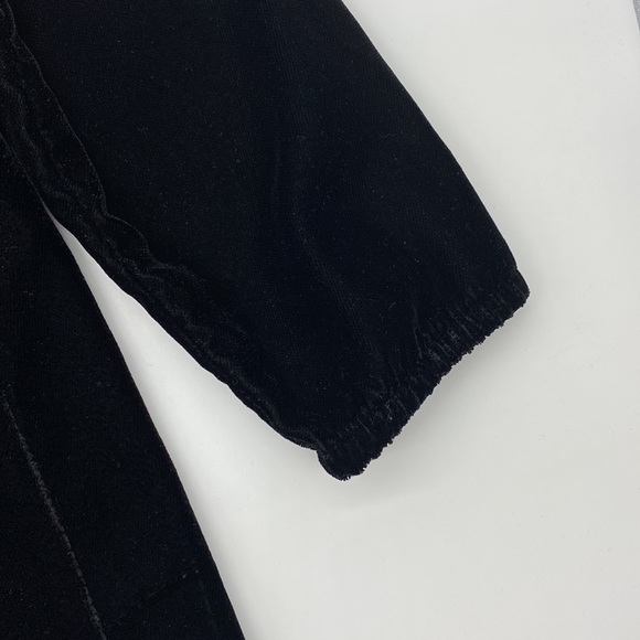 Gap Black Velvet Dress Girls Size 5 - Picture 6 of 9